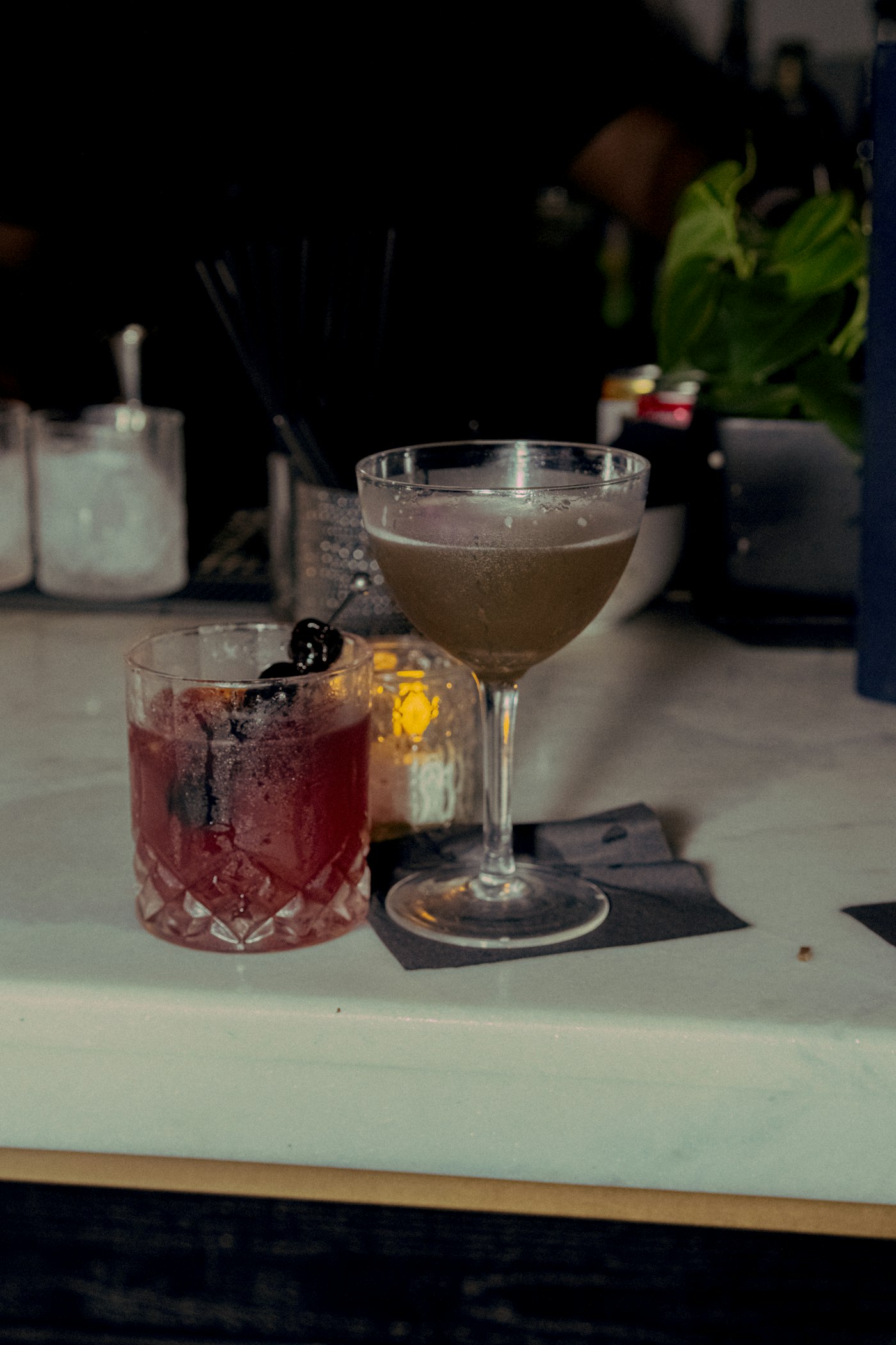 Cocktail serviti in atmosfera lounge